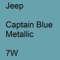 Preview: Jeep, Captain Blue Metallic, 7W.